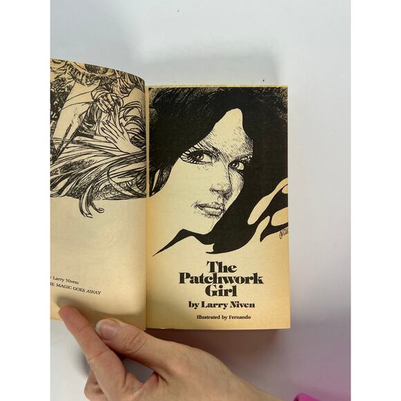 Vintage Science Fiction Paperback The Patchwork Girl Larry Niven 1980 Ace Book - Picture 7 of 8